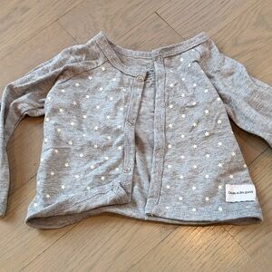 Calvin Klein Jeans Kids Gray Star Button Down Shirt